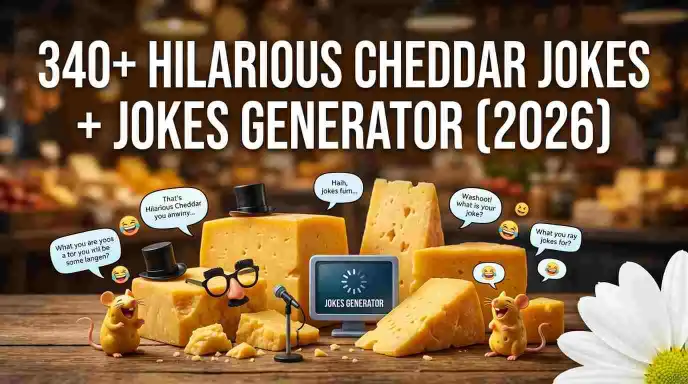 cheddar jokes with jokes generator