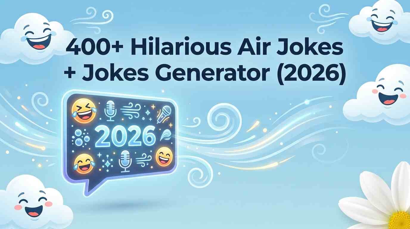 hilarious air jokes with jokes generator