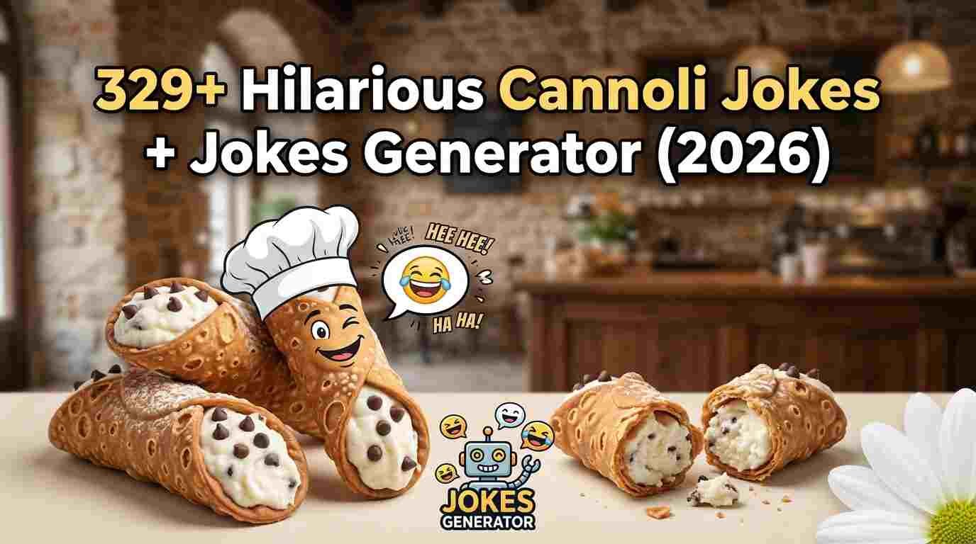 hilarious cannoli jokes with jokes generator
