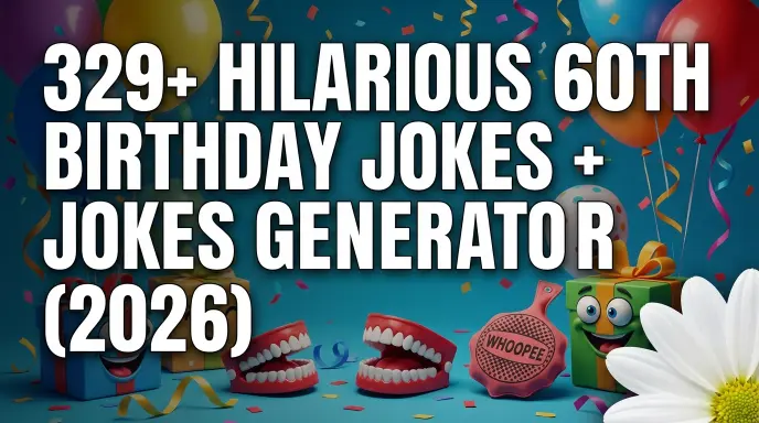 60th birthday jokes with jokes generator