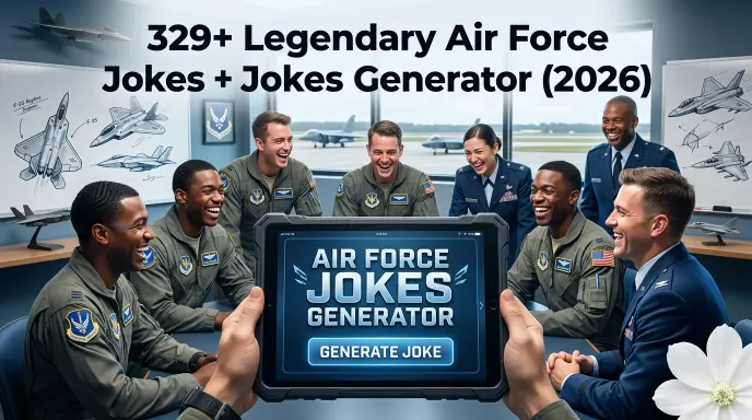 Air force jokes with jokes generator