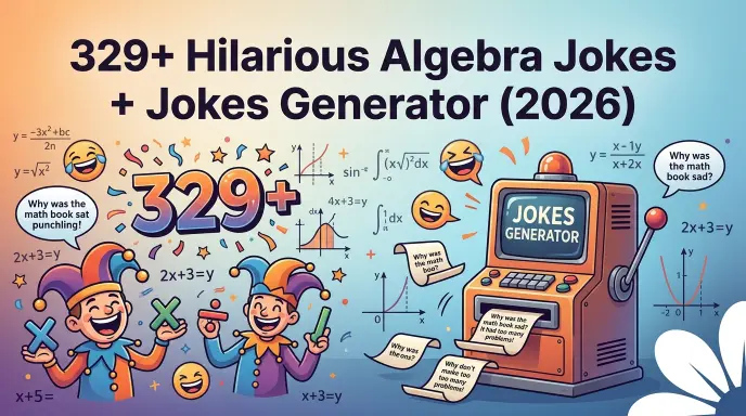 Algebra jokes with jokes generator