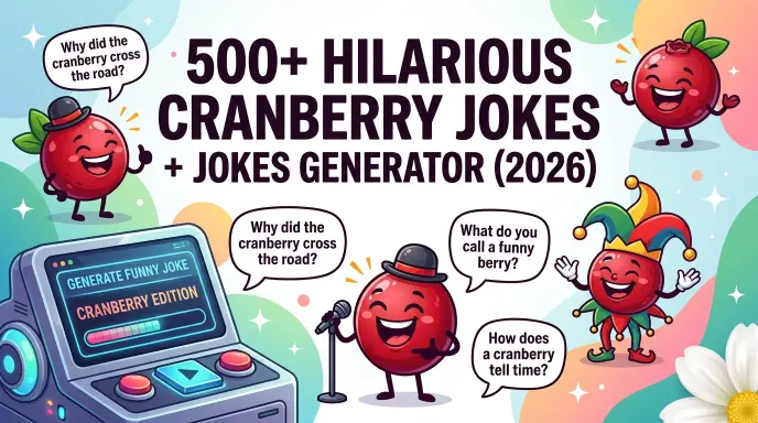 cranberry jokes with jokes generator