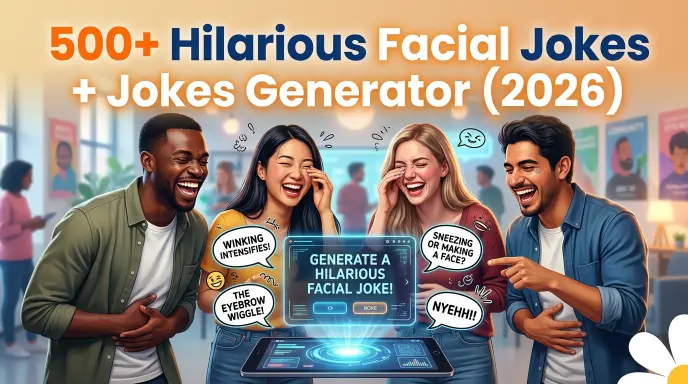 facial jokes with jokes generator