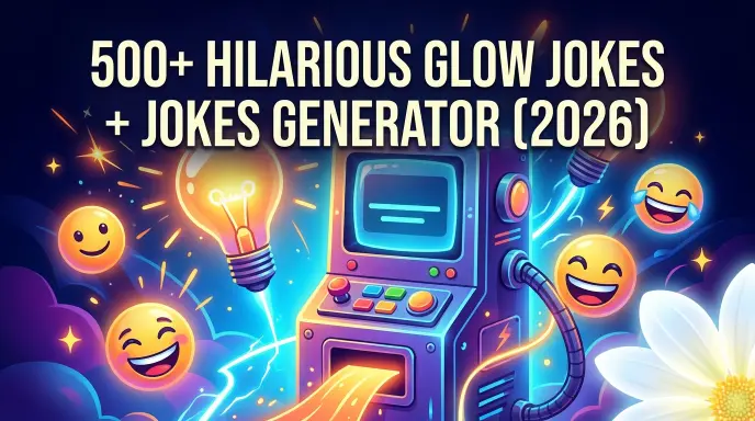 Glow jokes with jokes generator