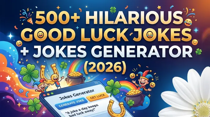 Good luck jokes with jokes generator