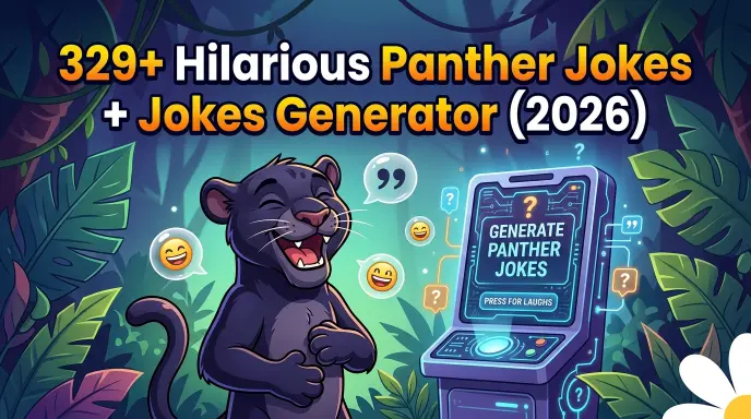 Panther jokes with jokes generator