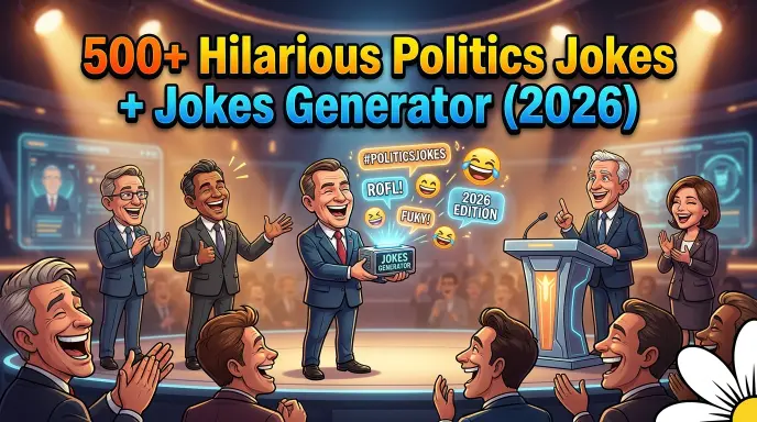 Politics jokes with jokes generator