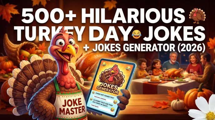 Turkey day jokes with jokes generator